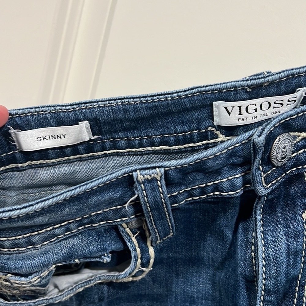 Vigoss High Rise Skinny Jeans. Like new. EUC. - Picture 3 of 9
